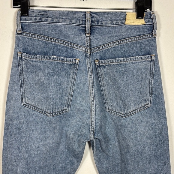 Citizens of Humanity Denim Jean 25 Liya High Rise Classic Fit Crop Distressed - Picture 5 of 8